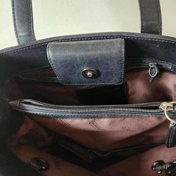 Coach Black Nylon Tote - Picture 9 of 11